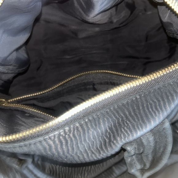 Alexander Wang black pebble leather satchel (2 leather handles) w/gold grommets - Picture 12 of 14